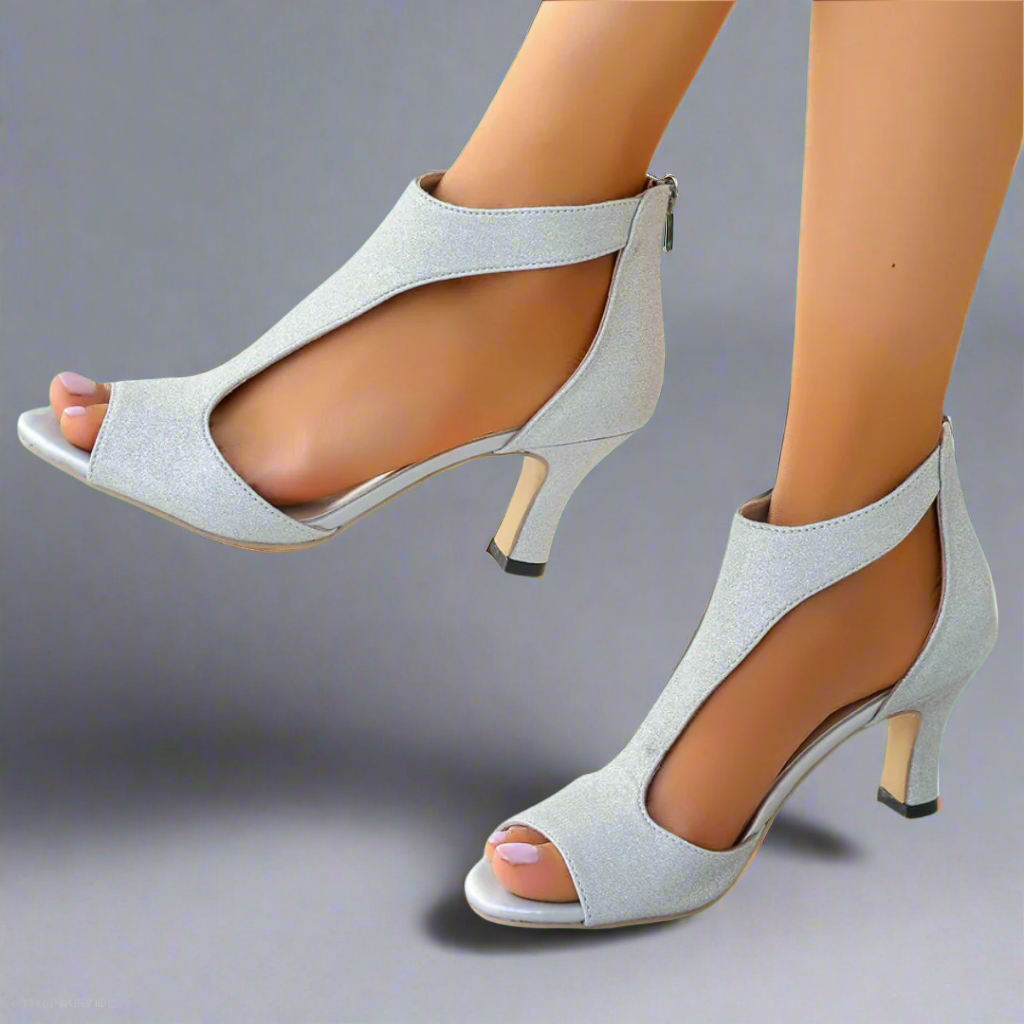Heidrun | Elegante und bequeme Sandalen mit hohen Absätzen