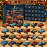 24 Tage Adventskalender mit klassischen amerikanischen Autos – 24 Oldtimer-Sammlerstücke 0