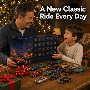 24 Tage Adventskalender mit klassischen amerikanischen Autos – 24 Oldtimer-Sammlerstücke 1