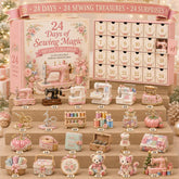 24 Tage Nähzauber-Adventskalender – 24 sammelbare Nähminiaturen für Bastler, Quilter und Nähbegeisterte 0