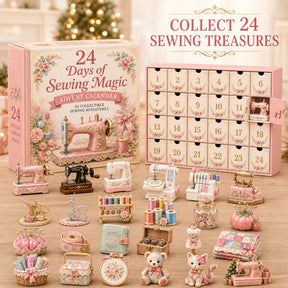 24 Tage Nähzauber-Adventskalender – 24 sammelbare Nähminiaturen für Bastler, Quilter und Nähbegeisterte 3