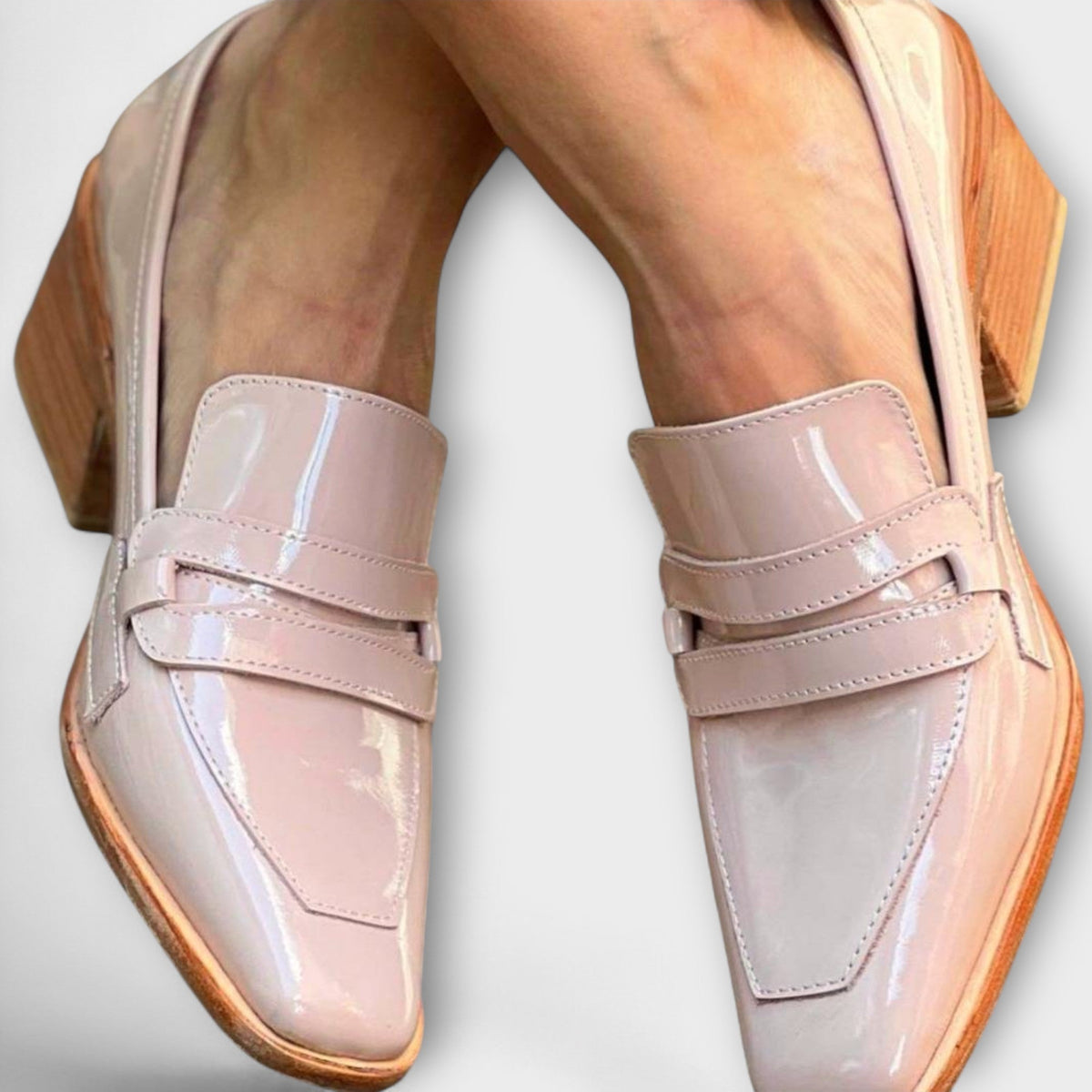 Elaine - Glänzende Stiefeletten