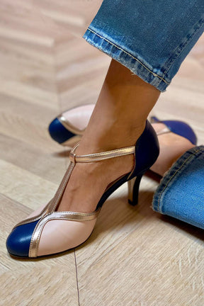 Alessia™ | Bunte und bequeme T-Strap Sandalen mit runder Zehenpartie