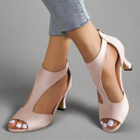 Heidrun | Elegante und bequeme Sandalen mit hohen Absätzen