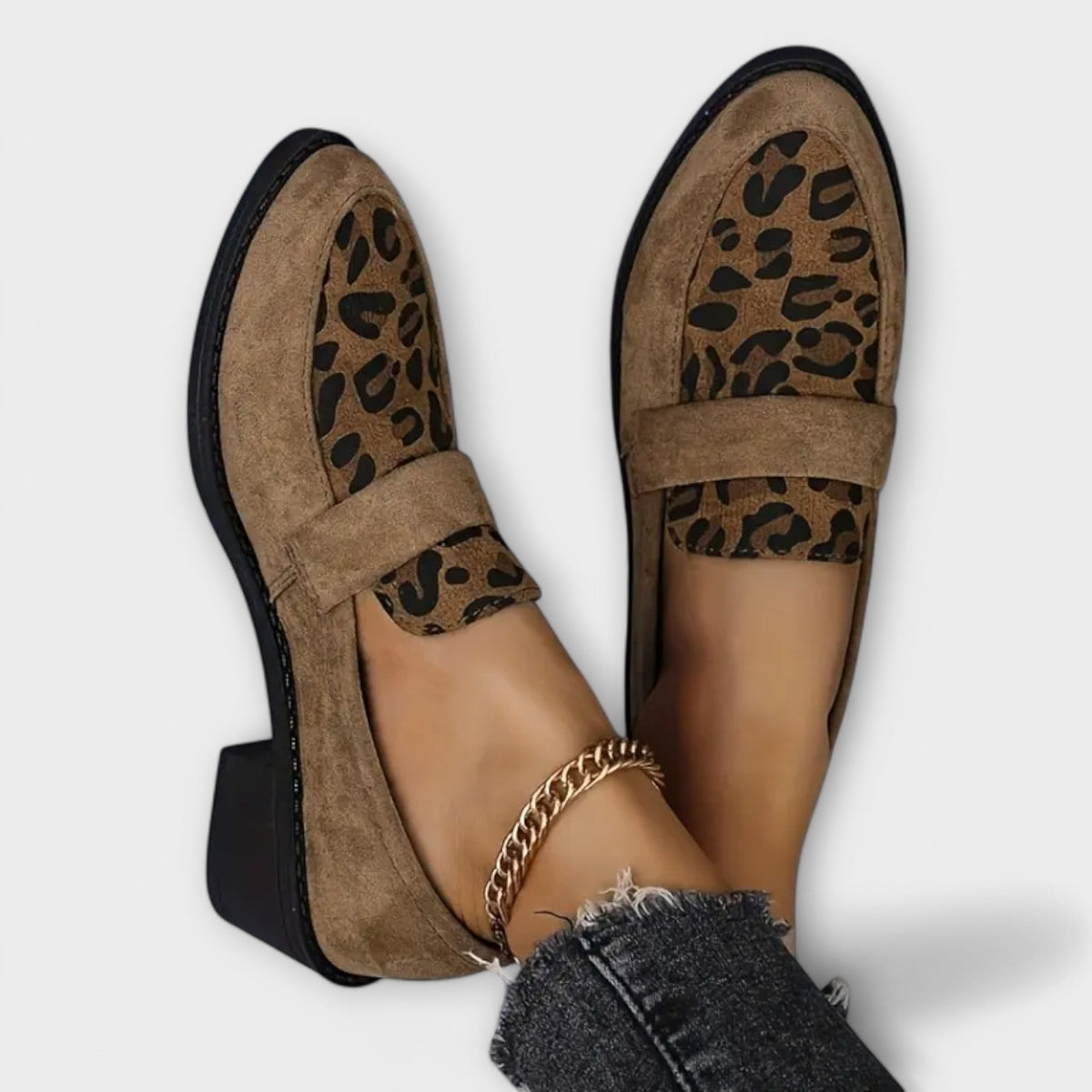 Camila - Elegante Leoparden Schuhe