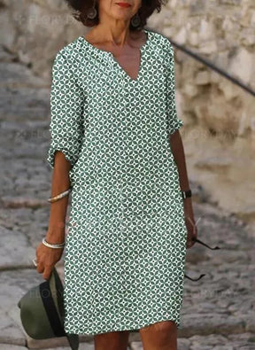 Damen Sommerkleid locker | Gerader Schnitt für Alltag