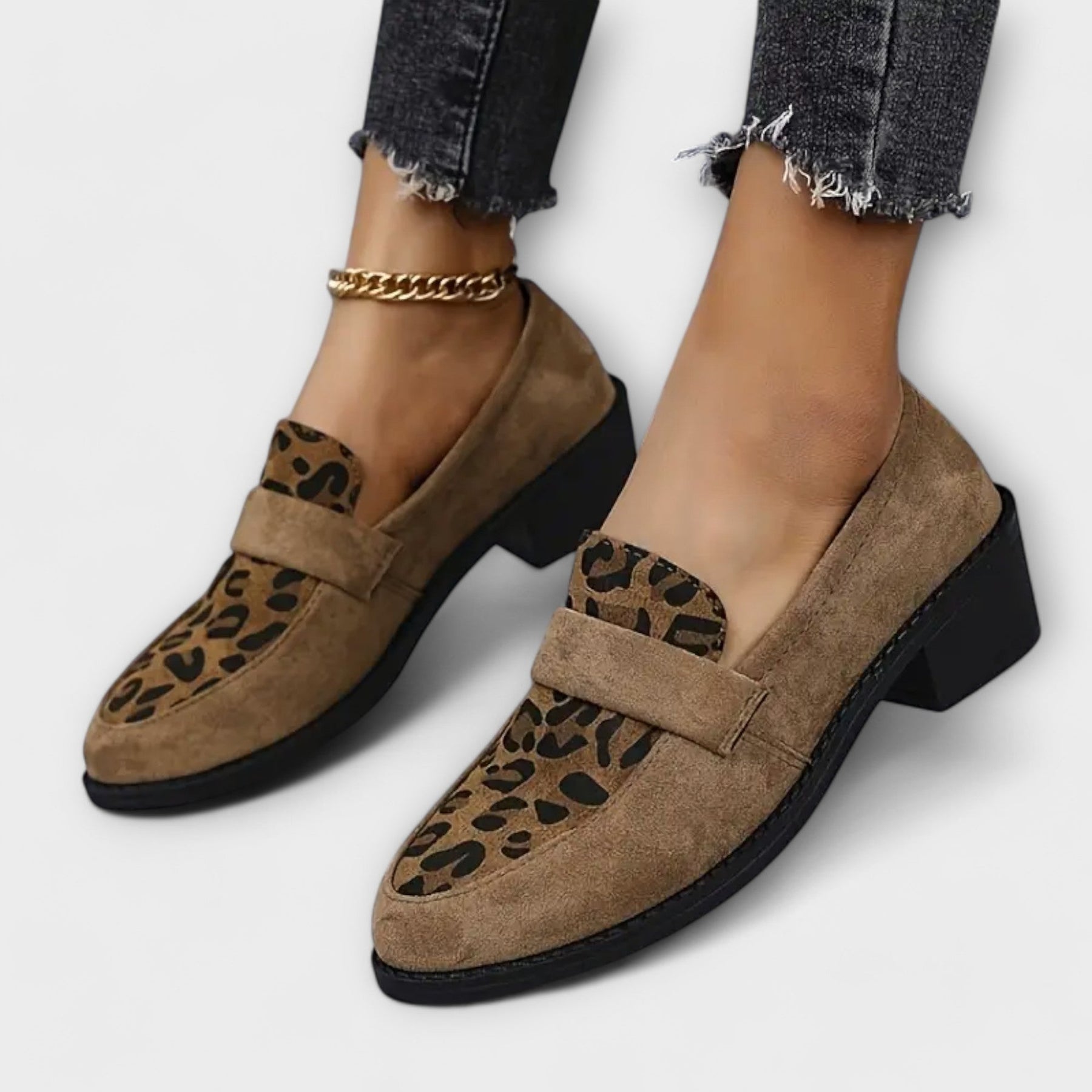 Camila - Elegante Leoparden Schuhe