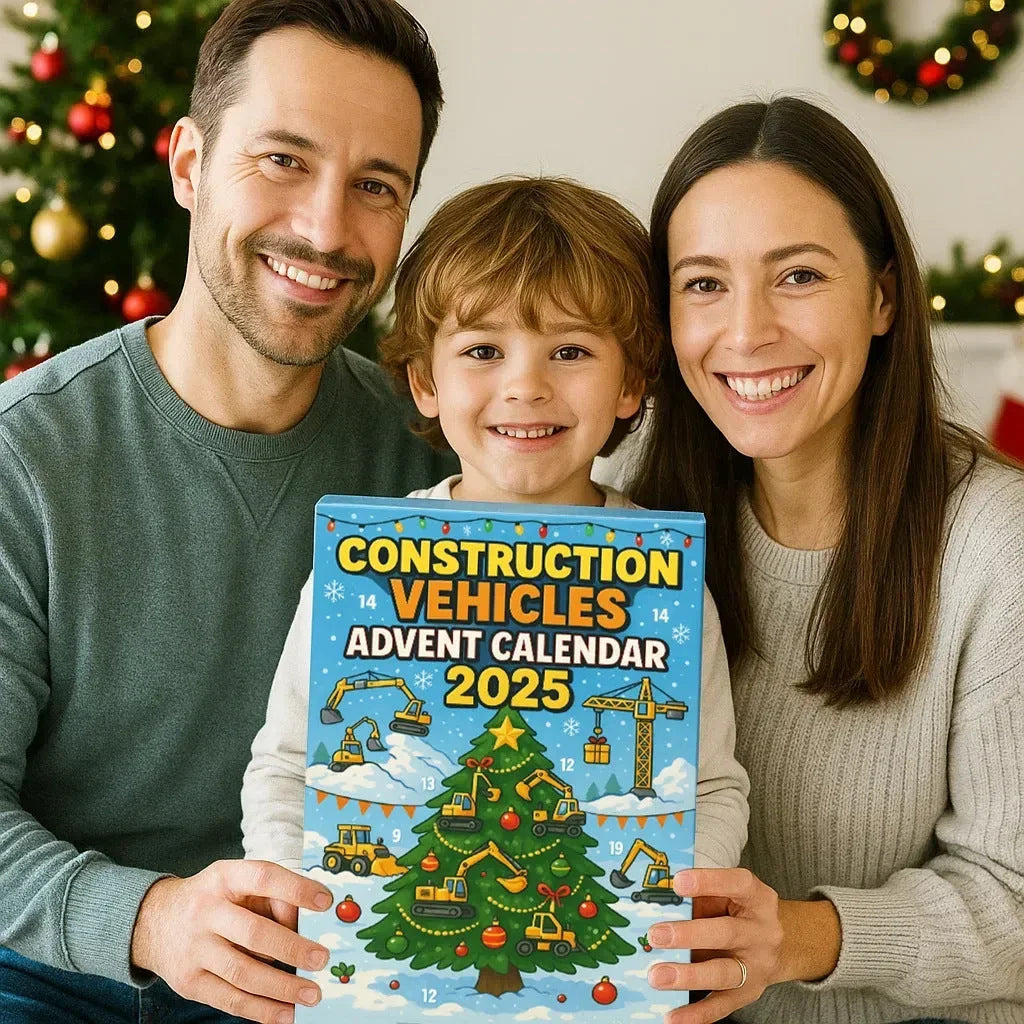 🚜 Adventskalender für Baumaschinen 2025 1