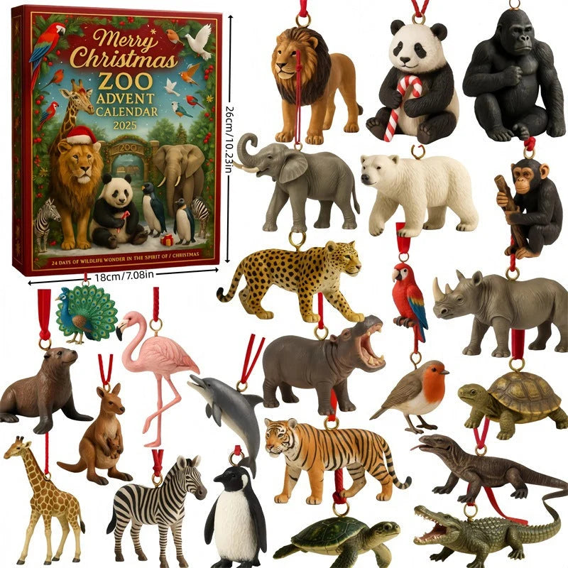 🦁 Adventskalender mit Zootieren 2025 1