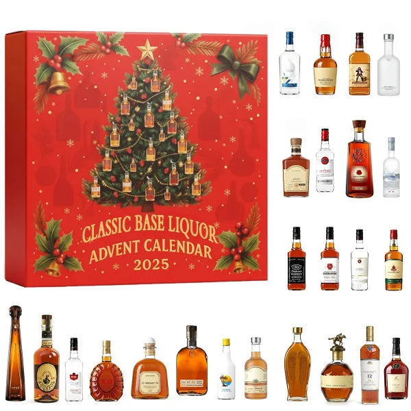 Klassischer Adventskalender mit Alkohol 2025 0