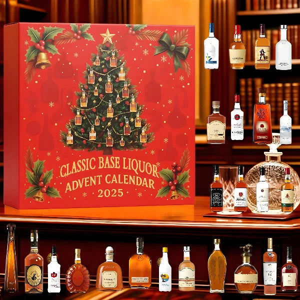 Klassischer Adventskalender mit Alkohol 2025 1