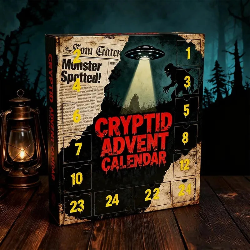 🦍🛸 Kryptiden-Adventskalender 2025 – Entdecke das Unbekannte zu Weihnachten 🎁👽 1