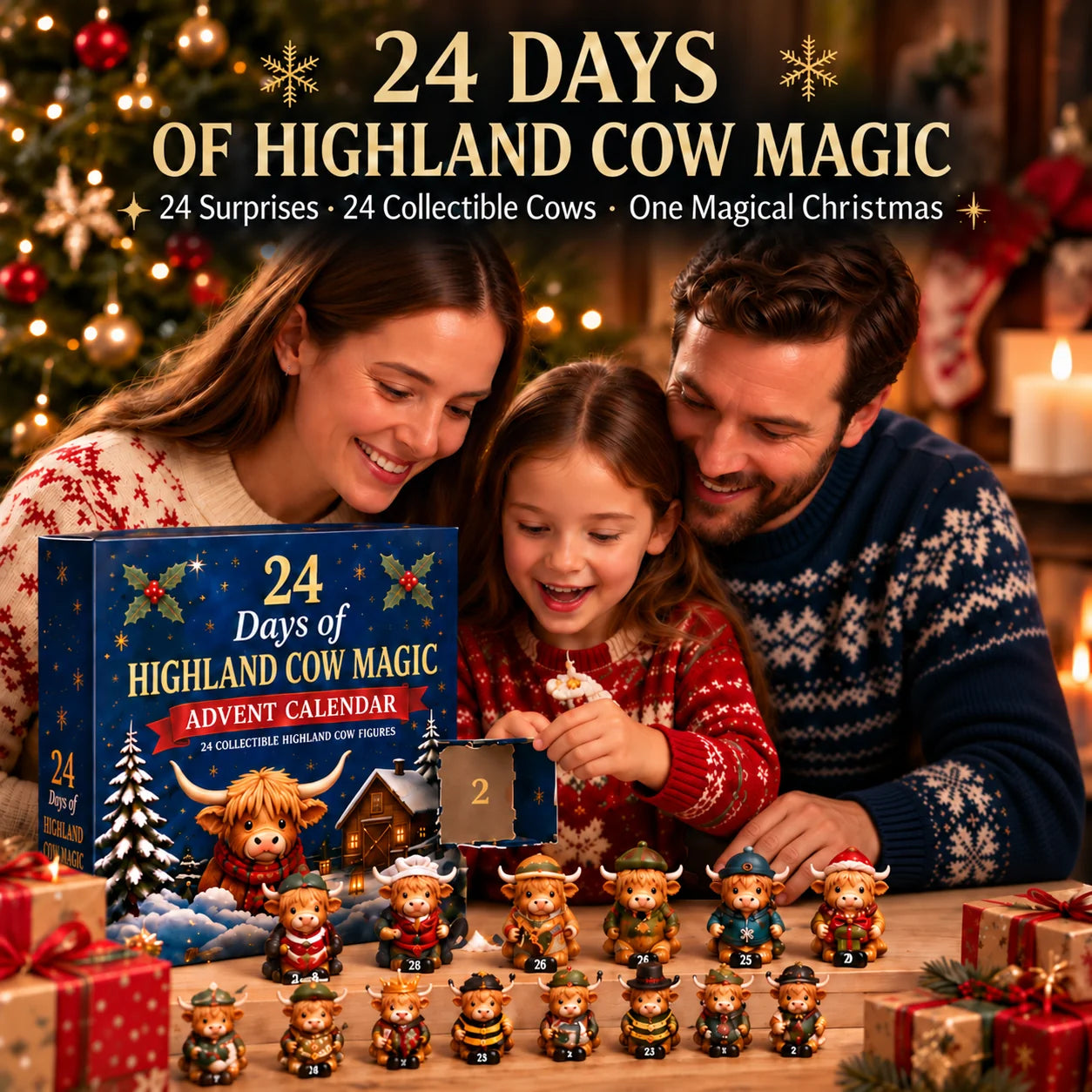 ⏳ Letzter Tag: 49 % Rabatt – 🐮 24-tägiger Adventskalender mit Hochlandrindern 0