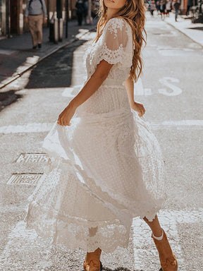 Damen Maxikleid mit Plissee | Ärmelloses Design in Maxilänge
