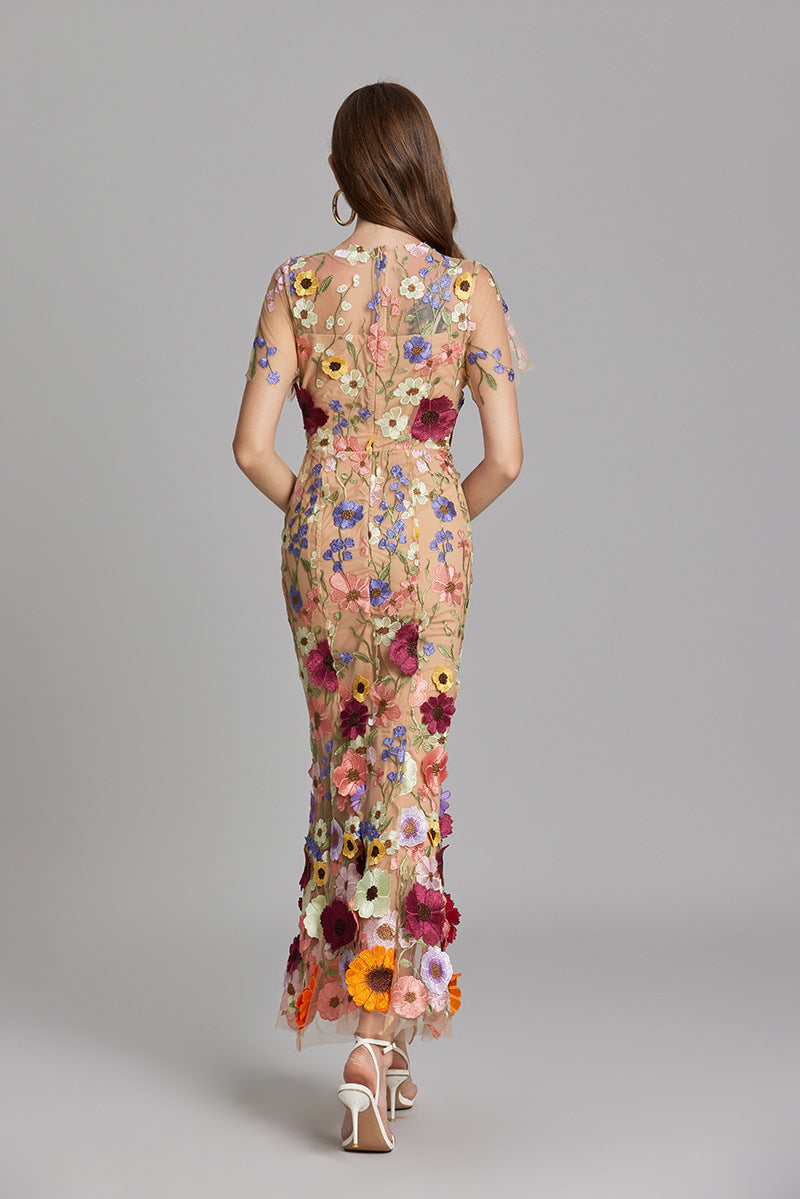 Damen Maxikleid ohne Ärmel | Gerade Passform in Maxilänge