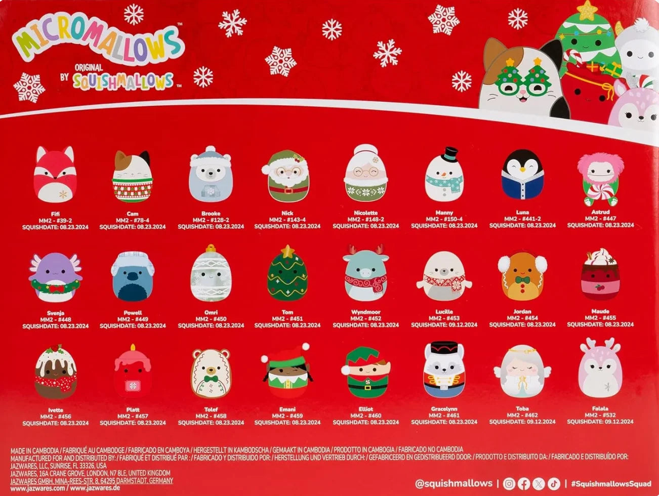 Squishmallows Micromallow Adventskalender 2