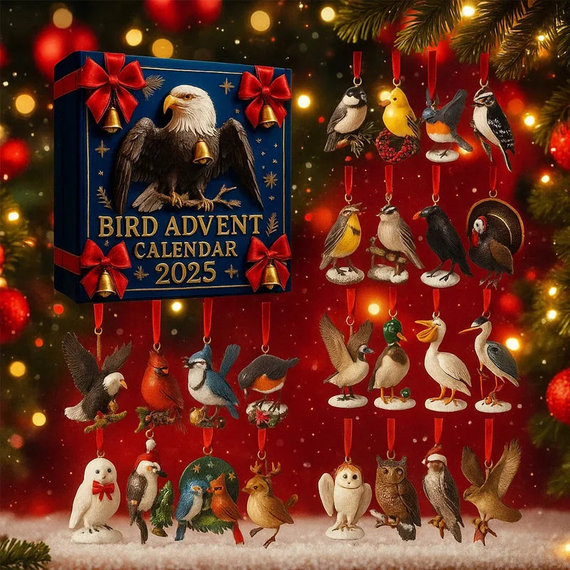 🐦 Vogel-Adventskalender 2025 – Feder-Weihnachts-Countdown 🎄 2