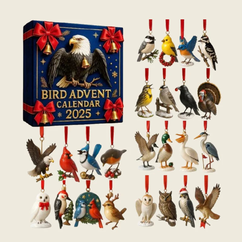 🐦 Vogel-Adventskalender 2025 – Feder-Weihnachts-Countdown 🎄 5