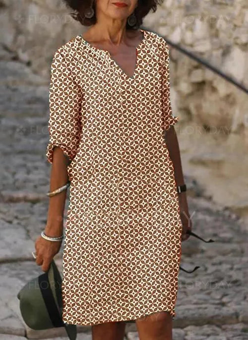 Damen Sommerkleid locker | Gerader Schnitt für Alltag