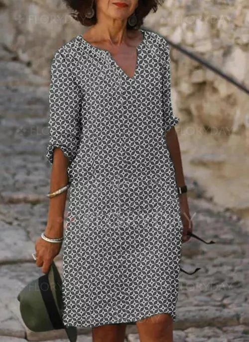 Damen Sommerkleid locker | Gerader Schnitt für Alltag