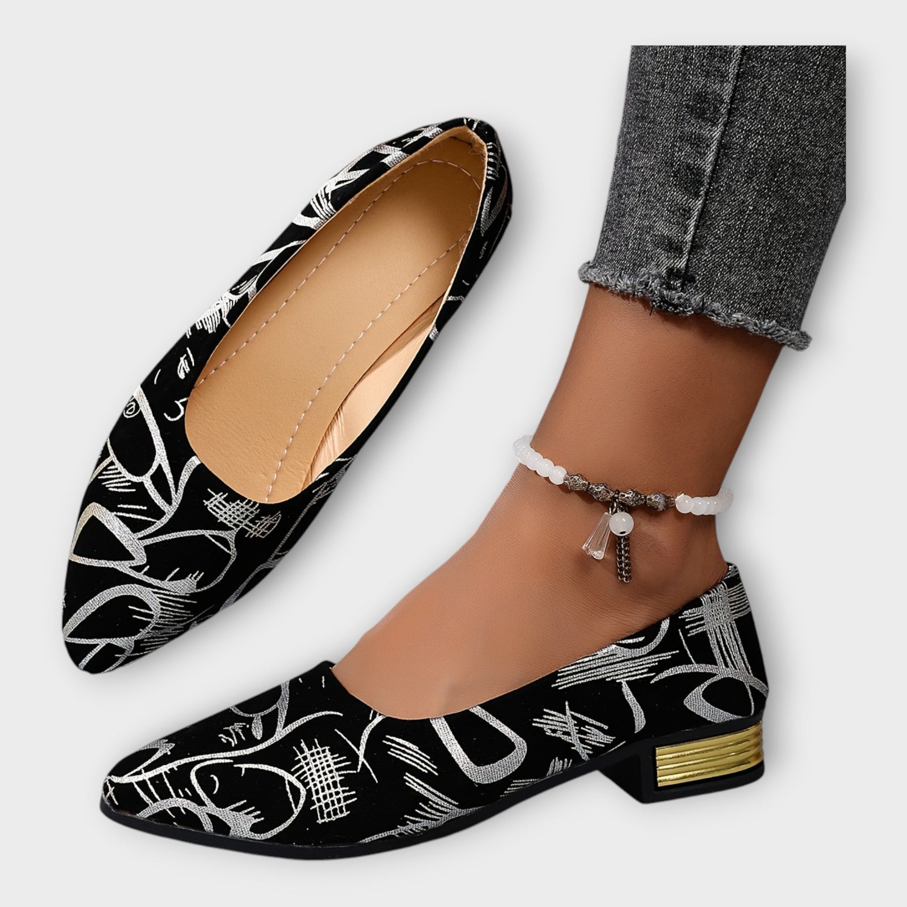 Elegante Ballerinas mit Raffinierten Details