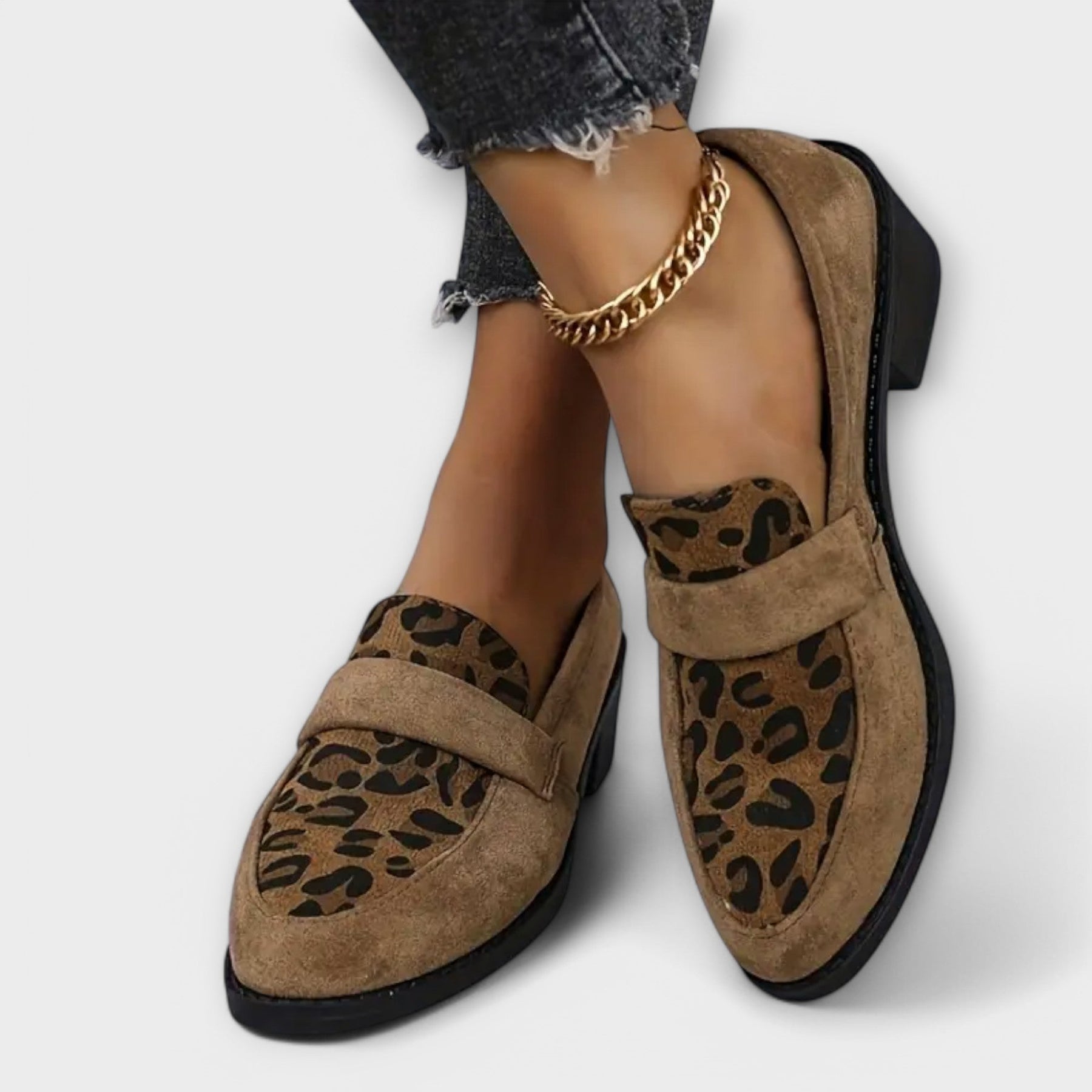 Camila - Elegante Leoparden Schuhe