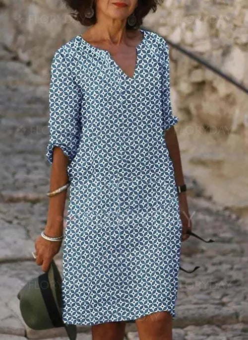 Damen Sommerkleid locker | Gerader Schnitt für Alltag