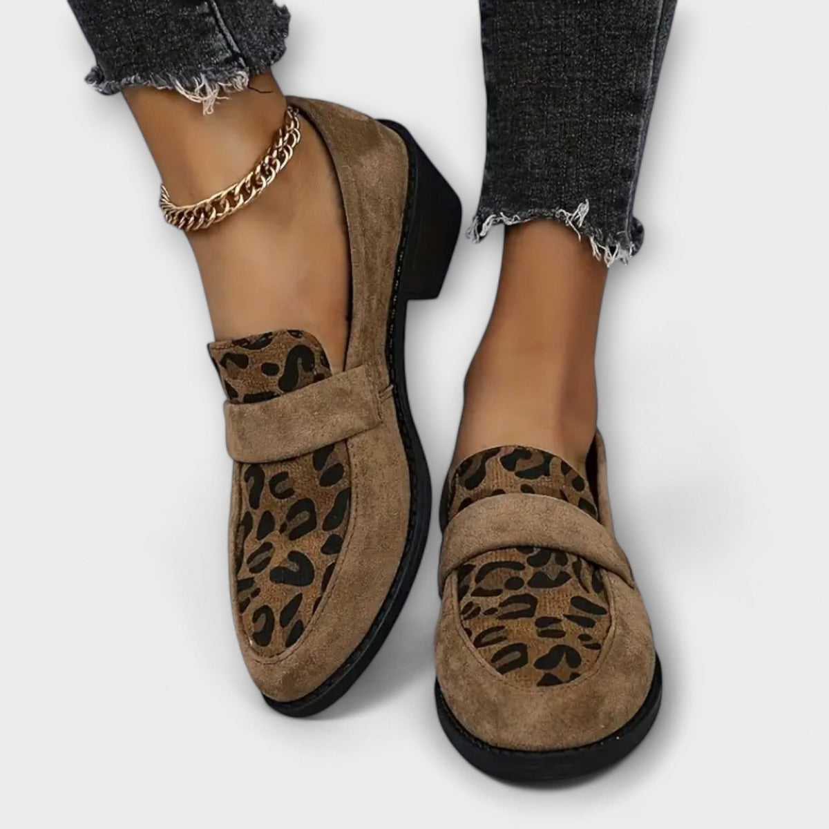 Camila - Elegante Leoparden Schuhe